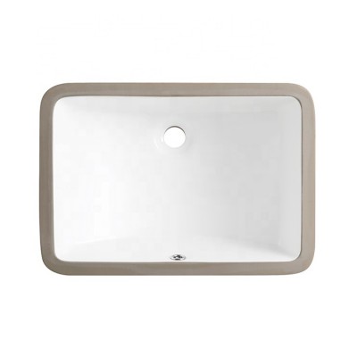 CUPC 21" Square Ceramic Bathroom Undercounter Basin Cabinet Sink