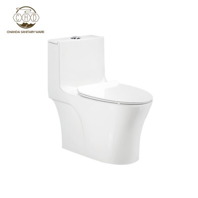 Wholesale Floor-Standing White Ceramic One Piece Toilet for bathroom