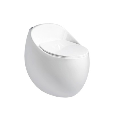 2020 New Style Egg Shape Siphonic One Piece WC Toilet Bathroom